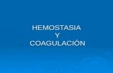 HEMOSTASIA Y COAGULACIÓN. PLAQUETAS * Enzimas para síntesis de PROSTAGLANDINAS.