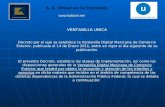 A. A. Virtual en su Escritorio  VENTANILLA UNICA Decreto por el que se establece la Ventanilla Digital Mexicana de Comercio Exterior, publicada.
