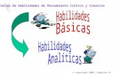 Taller de Habilidades de Pensamiento Crítico y Creativo © copyright 2005, GAguilar & LSánchez.