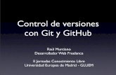 Control de versiones con Git y Github