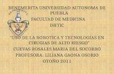 Robotica y tecnologias en medicina
