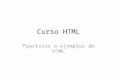 Ejemplos de HTML