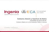 Universidad de Cadiz - Introduccion a Gobierno Abierto y #opendata