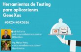Herramientas de testing para aplicaciones GeneXus
