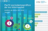 Perfil sociodemografico de los internautas. Análisis de datos INE 2012.