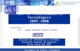 Plan de Potenciamiento Tecnológico 2005-200 8 NICARAGUA División de Informática y Sistemas Dirección General de Ingresos 20 de Junio del 2007 Expositor:
