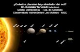 ¿Cuántos planetas hay alrededor del sol? Dr. Gonzalo Tancredi (adaptado) Depto. Astronomía – Fac. de Ciencias Observatorio Astronómico Los Molinos - MEC.