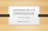 HISTORIA DE UN EMPRENDEDOR (MENESTRAS DEL NEGRO)
