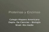 Capítulo 6 Proteínas y Enzimas 4º -2010.ppt
