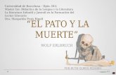 Descripción, análisis y valoración de El Pato y la Muerte de Wolf Erlbruch