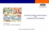 Operaciones Bancarias Comercio Exterior