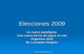 Elecciones 2009 en Argentina