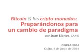 Presentación de Bitcoin en Congreso CIRPLA, Quito