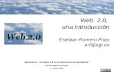 Web 2.0, una introducción