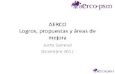 Aerco asamblea 2011: logros, hitos