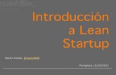 Introduccion Lean Startup (Pamplona 18-10-2012)