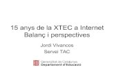 15 anys de XTEC - Jordi Vivancos