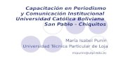 PERIODISMO Y COMUNICACIÓN INSTITUCIONAL (clase 2)