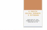 A poesía galega durante a ditadura