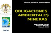 Obligaciones ambientales mineras