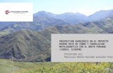 Prospección Geoquímica Proyecto Minero Ruta de Cobre y Correlación Metalogenética con el Norte Peruano