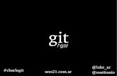 Introducción a git y GitHub