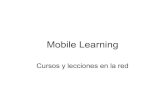 Mobile learning   curso y lecciones en la red
