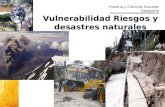 Vulnerabilidad a los riesgos naturales en chile
