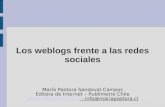 Los weblogs frente a las redes sociales