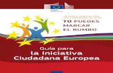 Guía iniciativas ciudadanas europeas