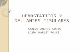 Hemostaticos y sellantes tisulares