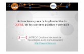 Actuaciones para la implantación del lenguaje XBRL en los Sectores Público y Privado