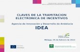 Agencia IDEA: Claves tramitación electrónica