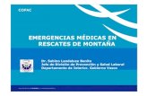 Sabino Landaluze. Medicina de rescate y emergencias médicas en montaña