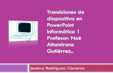 Transiciones de diapositiva en power point