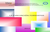 Evaluacion Formativa MEP 2013