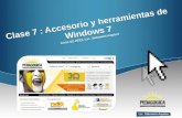 Clase 7 accesorios y herramientas de windows 7