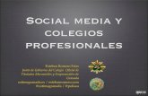Presentación sobre Social Media y colegios profesionales