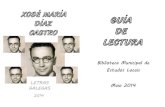 Guía de lectura Xosé María Díaz Castro-Letras Galegas 2014