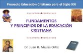 Fundamentos y Principios de la Educacion Cristiana