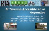 El Turismo Accesible en la Argentina FITVEN