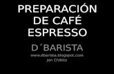 Preparacion Espresso