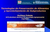 Tecnologías de Preservación de Alimentos y Aprovechamiento de Subproductos (Gustavo Polenta)