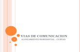 VIAS DE COMUNICACION - ALINEAMIENTO HORIZONTAL