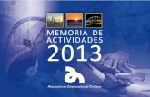 Memoria Anual Actividades 2013 Asociación Empresarios Chiclana