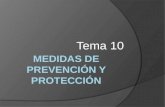 Tema 10 medidas de protección y prevención