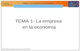 Tema 1 La empresa en la economia