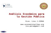 Análisis Económico para la Gestión Púb. Costo Oper.