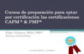 Cursos de preparación para optar por las certificaciones CAPM & PMP