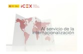 ICEX 2013: Servicios para la Internacionalización